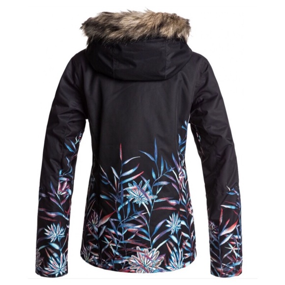 NWT Roxy Black Dryflight Technology Ski Jacket - Picture 2 of 7